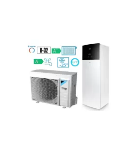 Daikin Altherma 3 R EHVH08S18E9W/ERGA08EVH7 oras-vanduo šilumos siurblys su 180 L vandens talpa