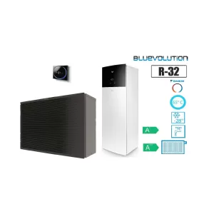 Daikin Altherma 3 H MT ETVH12S23E9W/EPRA08EW1 oras-vanduo šilumos siurblys su 230 L vandens talpa