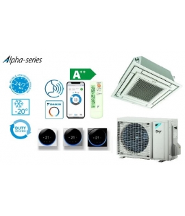 DAIKIN SPLIT FFA60A9/RZAG60A KASETINIS "FULLY FLAT COMPACT" ORO KONDICIONIERIUS SkyAir Alpha-series