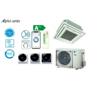 DAIKIN SPLIT FFA35A9/RZAG35A KASETINIS "FULLY FLAT COMPACT" ORO KONDICIONIERIUS SkyAir Alpha-series