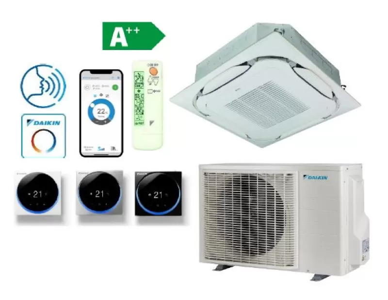 DAIKIN SPLIT FCAG35B/RXM35R9 KASETINIS (ROUND FLOW) ORO KONDICIONIERIUS DAIKIN SPLIT FCAG35B/RXM35R9 KASETINIS (ROUND FLOW) ORO KONDICIONIERIUS