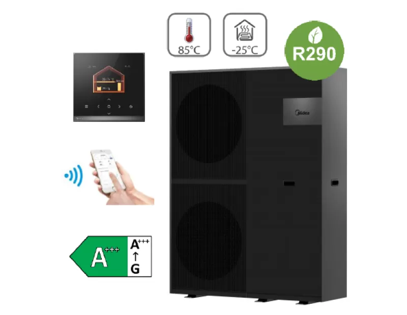 Midea M-THERMAL ARCTIC 35 kW monoblokas oras - vanduo šilumos siurbliui
