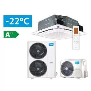 Midea kasetinis BREEZELESS+ 7.6 kW SPLIT tipo inverterinis oro kondicionierius