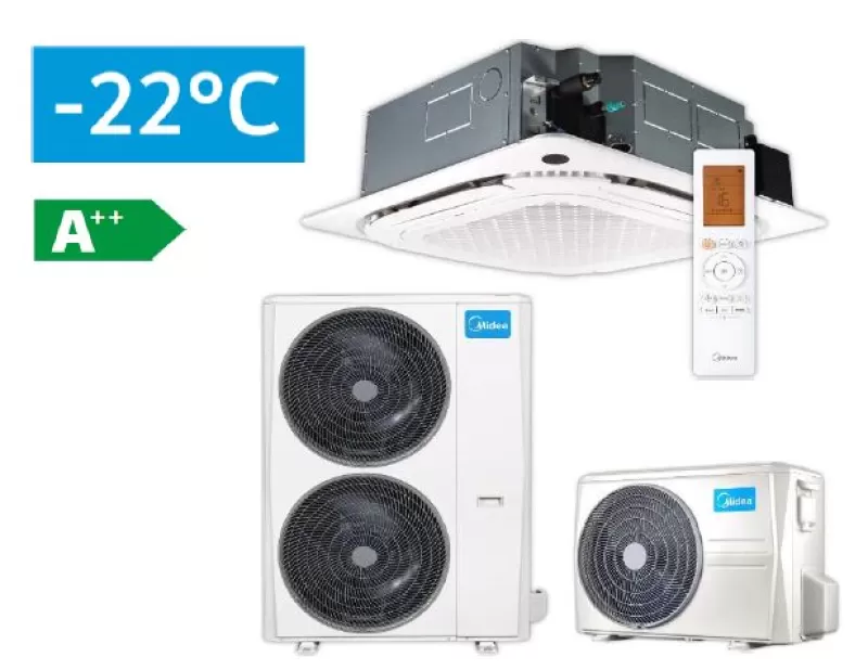 Midea kasetinis BREEZELESS+ 7.6 kW SPLIT tipo inverterinis oro kondicionierius Midea kasetinis BREEZELESS+ 7.6 kW SPLIT tipo inverterinis oro kondicionierius