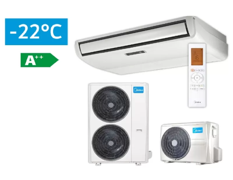 Midea palubinis/grindinis 11.7 kW SPLIT tipo inverterinis oro kondicionierius 