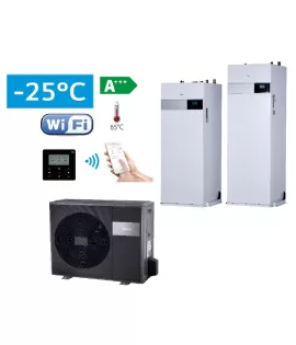 Midea M-THERMAL ARCTIC 14 kW su integruotu 240 L boileriu oras-vanduo šilumos siurblys 