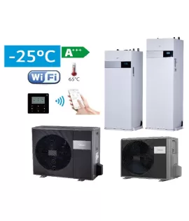 Midea M-THERMAL ARCTIC 6 kW su integruotu 190 L boileriu oras-vanduo šilumos siurblys
